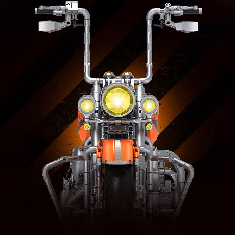 Orange Flame Heavy-Duty Bike 2391pcs