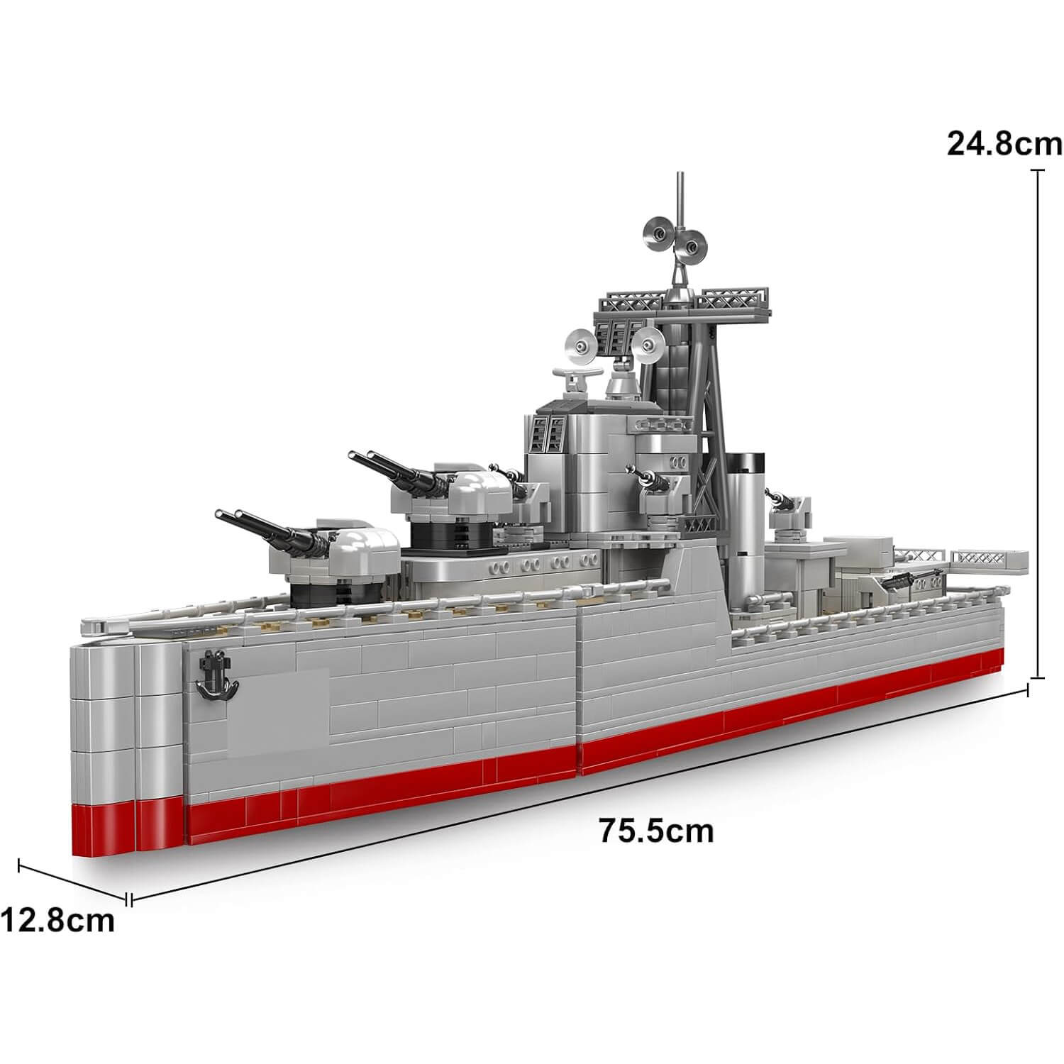 Atlantic-Class Naval Destroyer 1814pcs