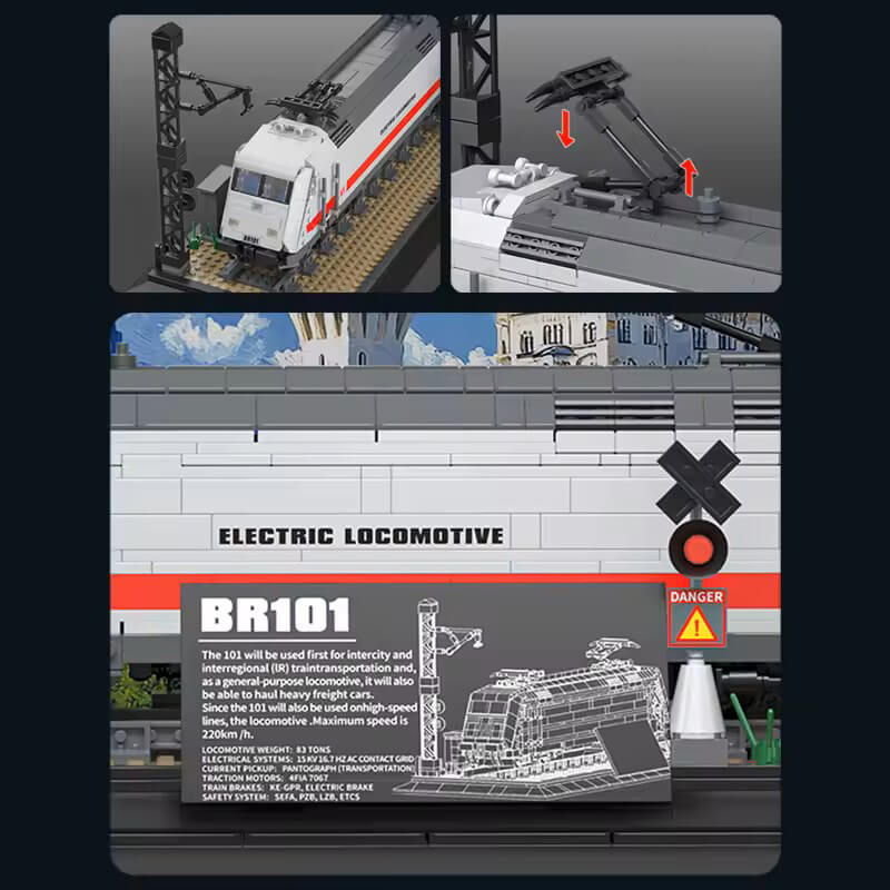 German Express Locomotive BR101 1927pcs
