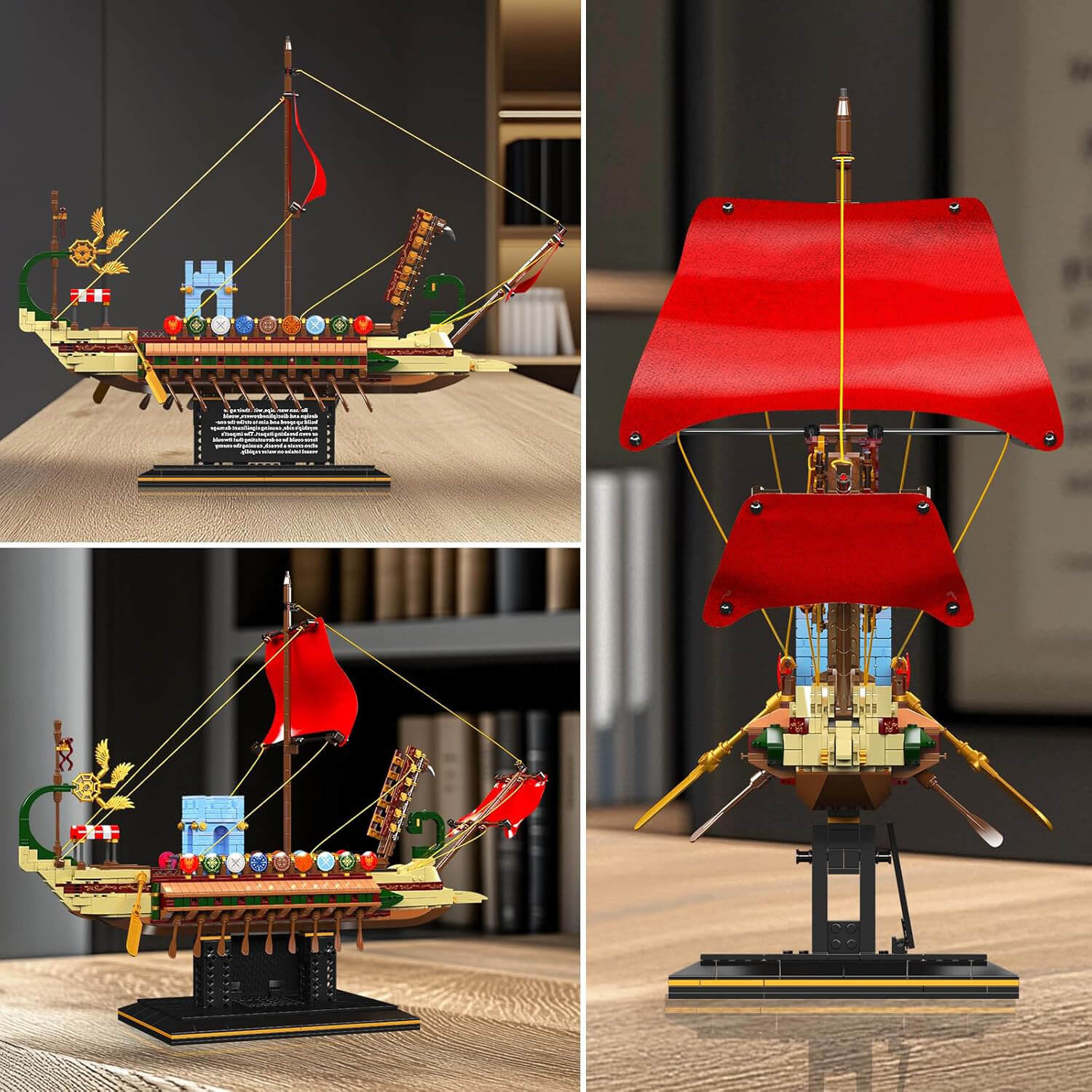 Golden Age Pirate Warship 1465pcs
