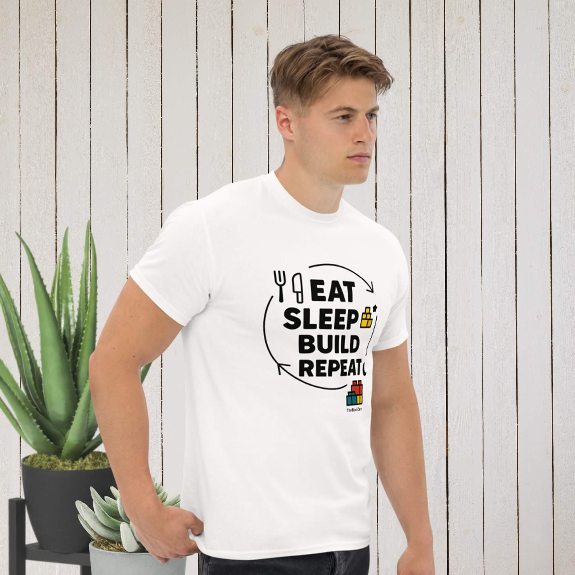 Eat, Sleep, Build, Repeat Tee