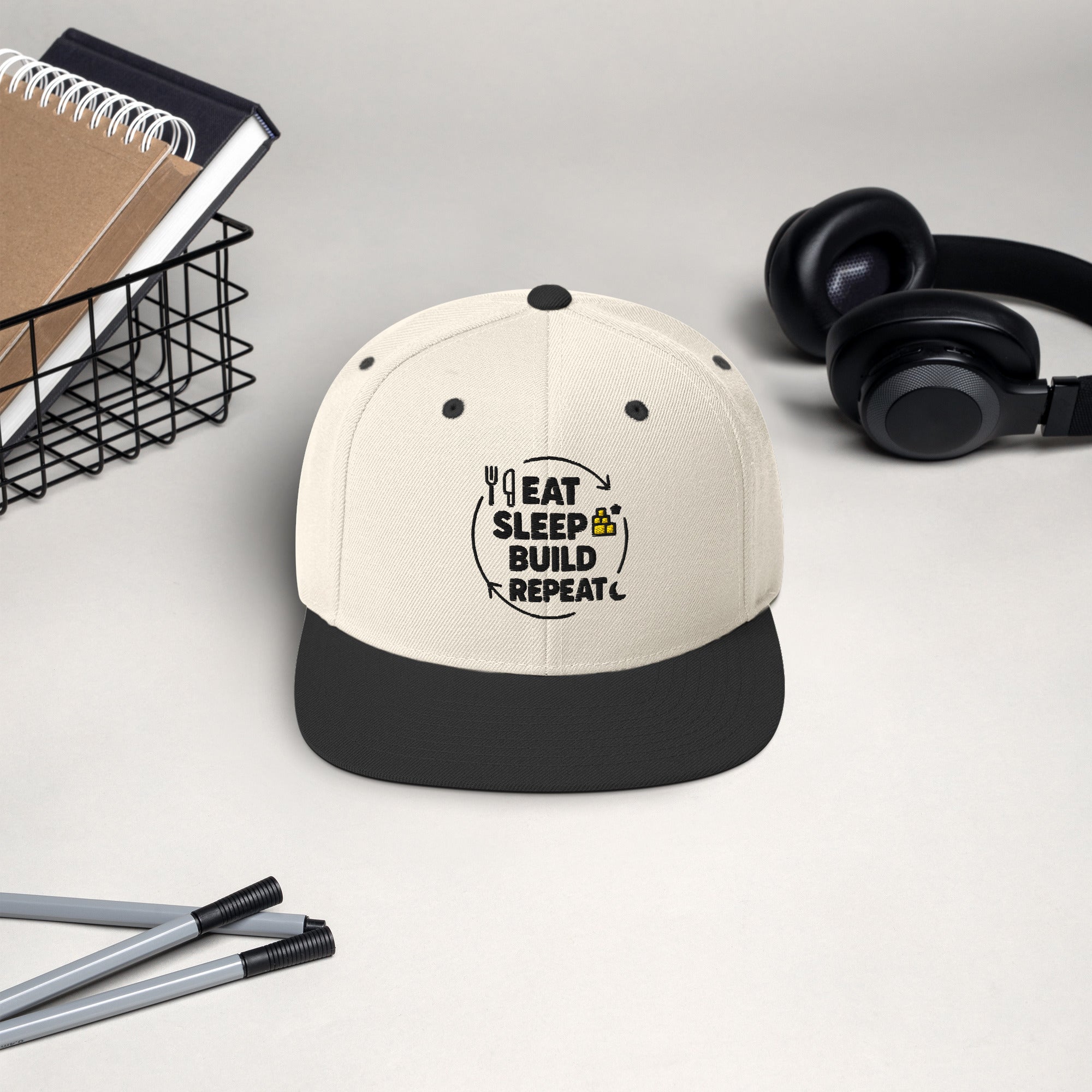 Eat, Sleep, Build, Repeat Hat