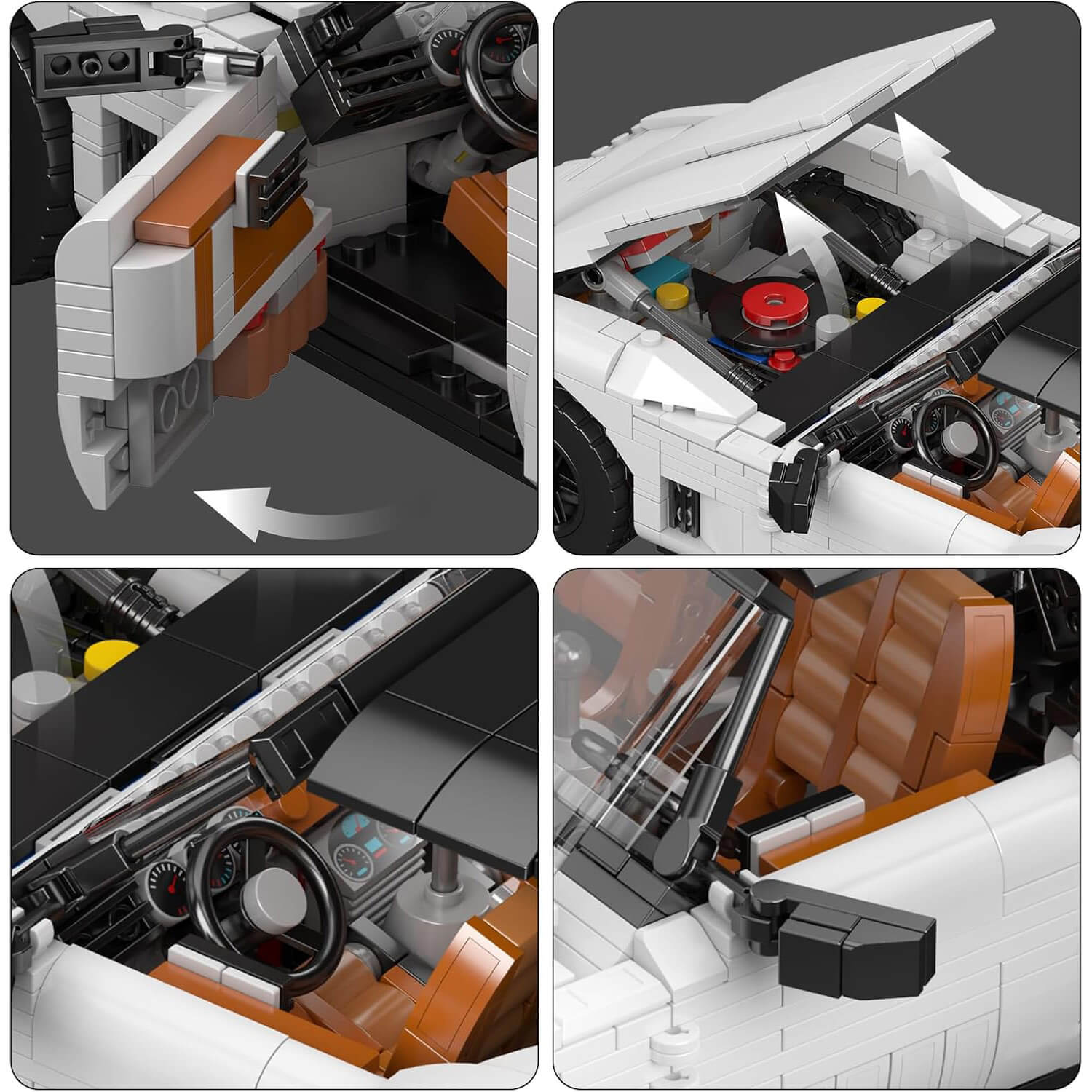 70s V8 American Sports Legend 1346pcs