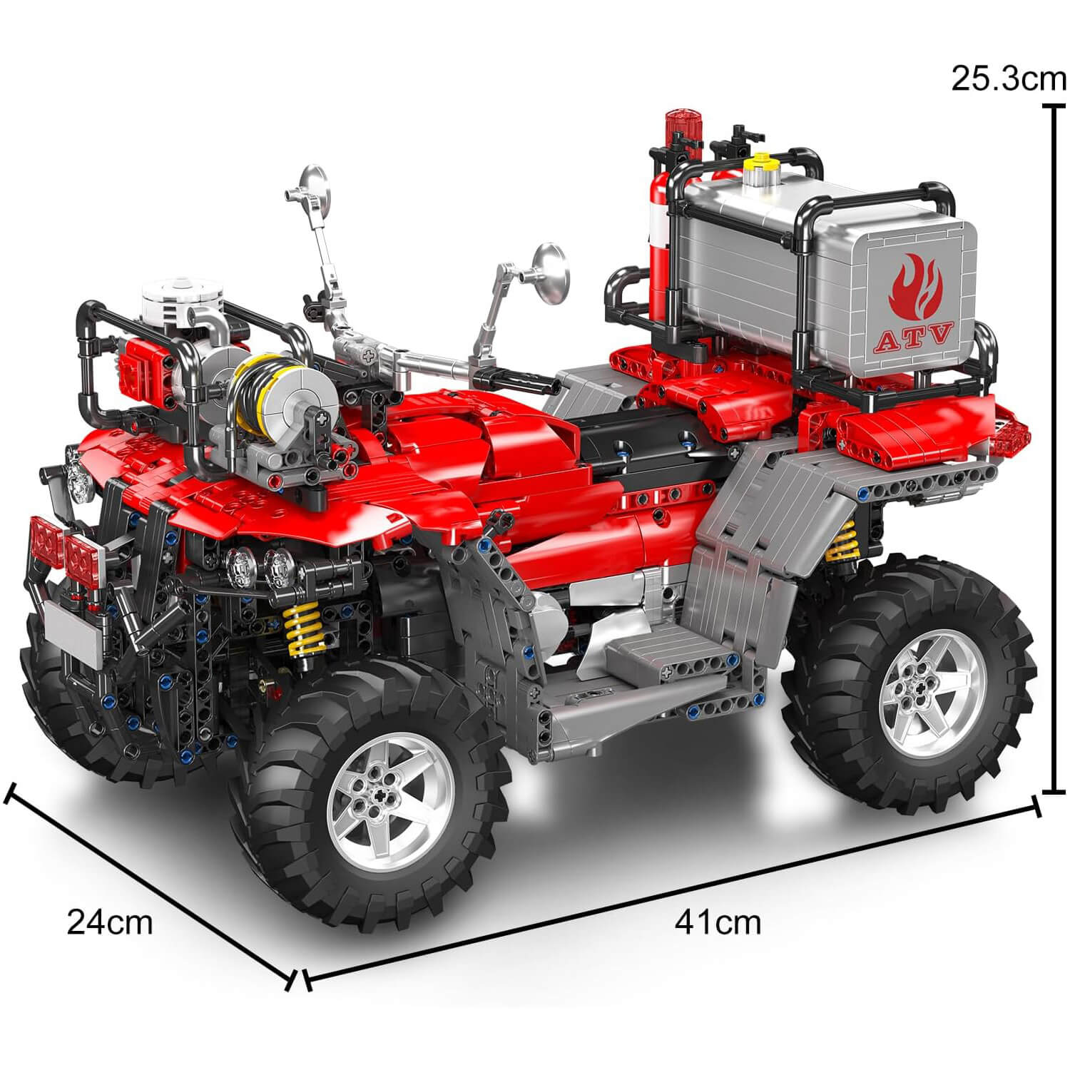 Remote Controlled Fire Rescue ATV 2099pcs